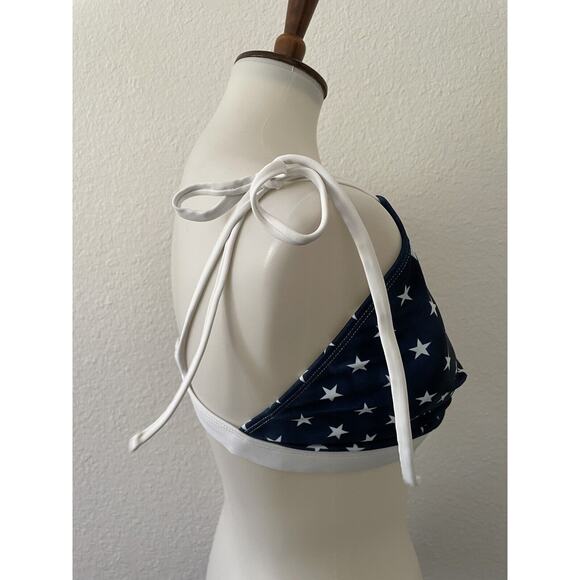 Old Navy Swimwear Bikini Top Triangle Patriotic - Picture 7 of 7